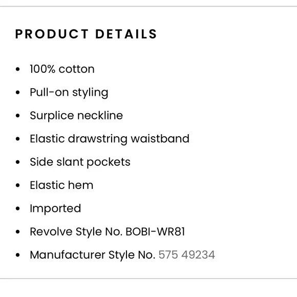 ✨ NWT Bobi Los Angeles | Surplice Jumpsuit - Picture 7 of 7